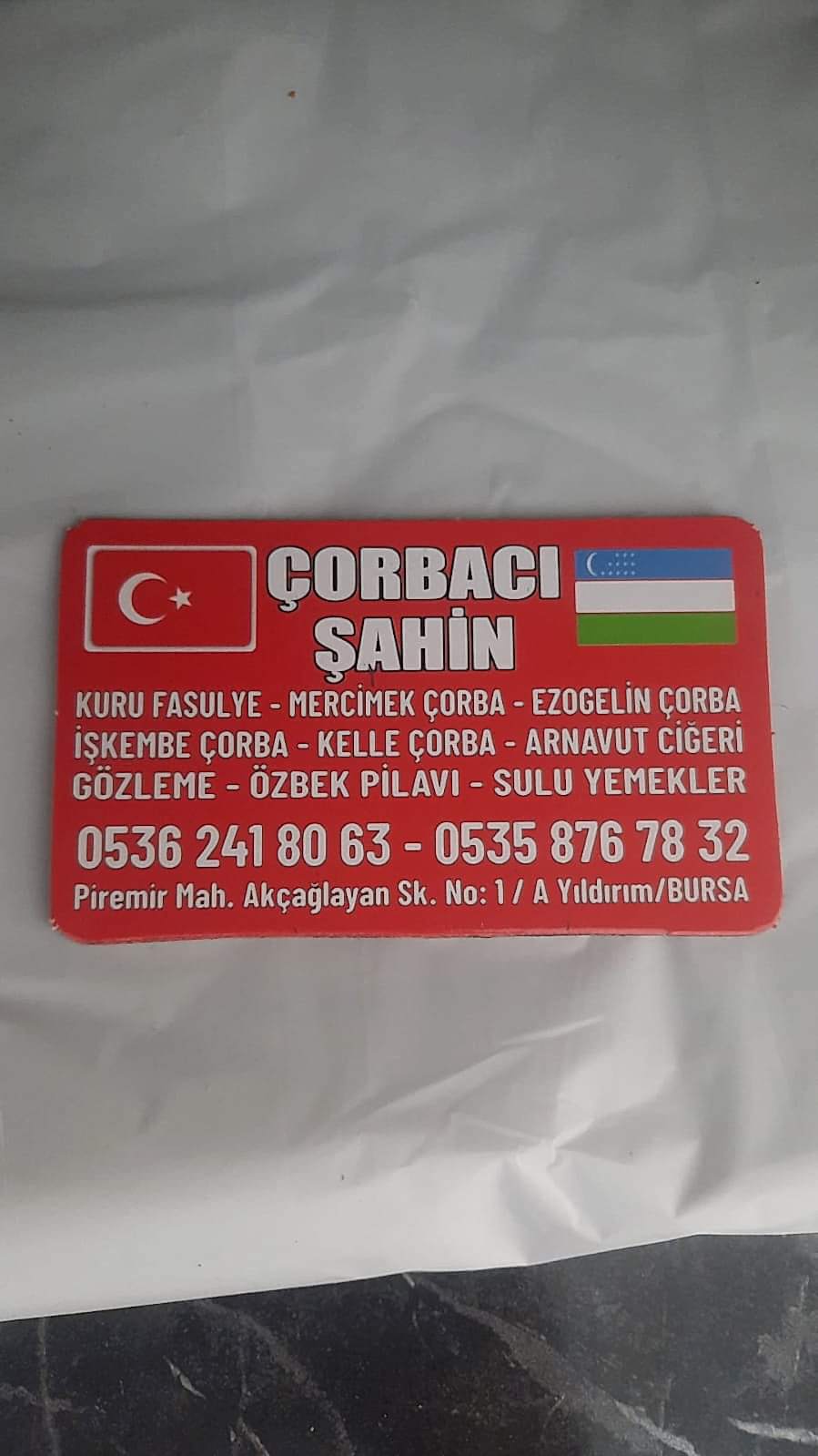 Çorbacı Şahin Gəncə da Çorbacı