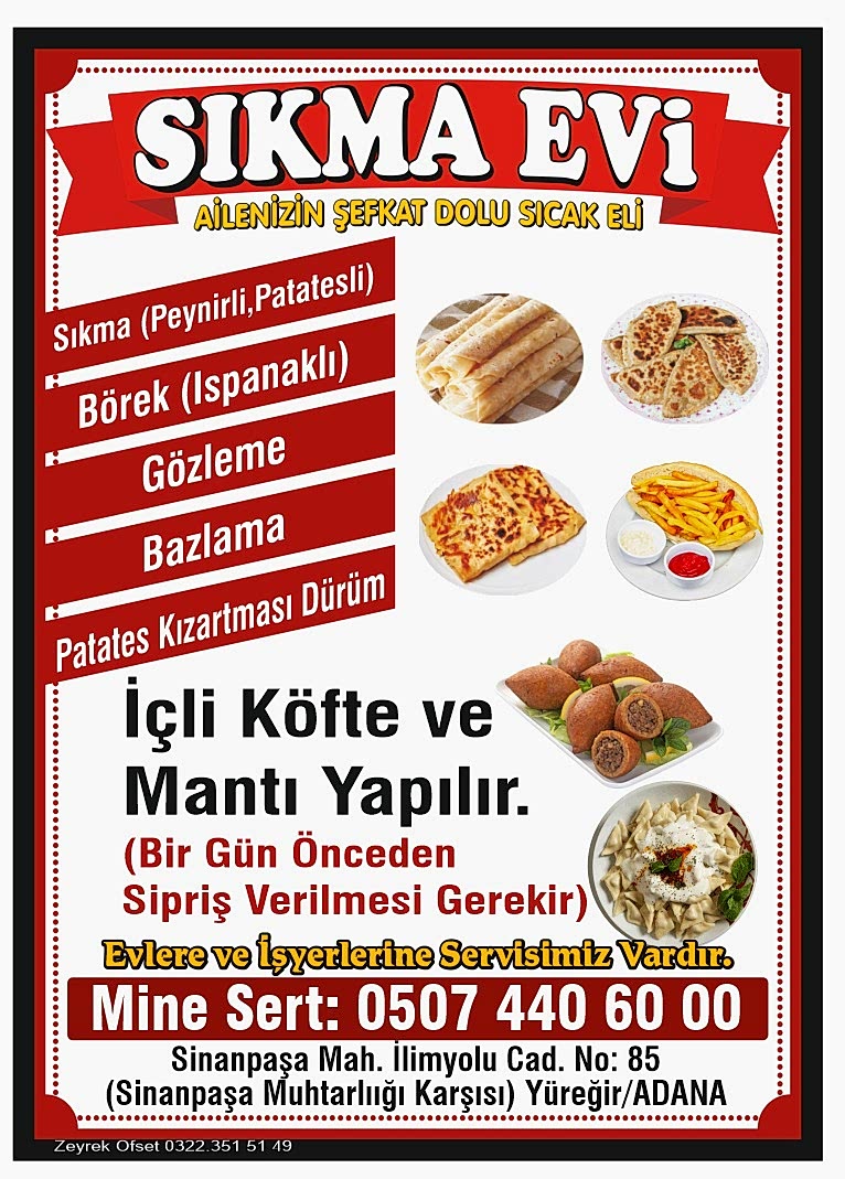 Sıkma Evi Yüreğir de Sıkma Evi