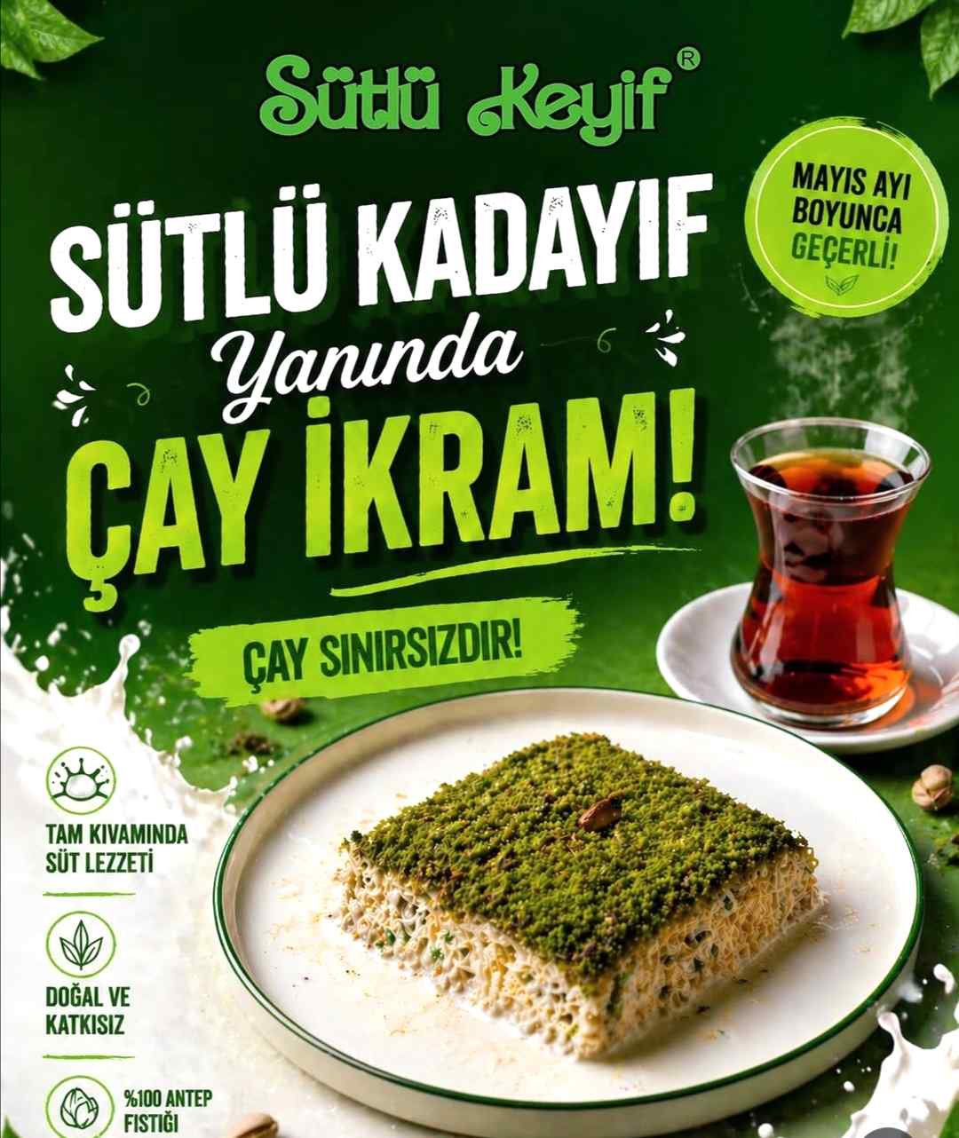 SÜTLÜ KEYİF DERİNCE DE TATLI SALONU